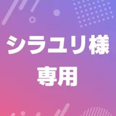 シラユリ様 専用出品