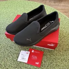 PUMA スリッポン 23センチ ブラック