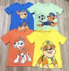 パウパトロール Tシャツ 4枚セット(4-6y/110cm) 子供服　キッズ