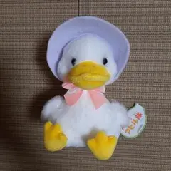 ぺたぺたアヒル隊　カントリーロード　もふぃ　ボンネット　ぬいぐるみ 16cm