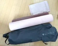 SUKALA LAVA リバーシブルヨガマット ラグ 収納バッグ 3点 ピンク