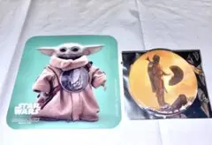 スターウォーズコラボカフェ マンダロリアン&グローグー 特典缶バッジ