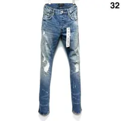 新品 PURPLE BRAND P001 パッチリペアスキニーデニム 32 - メルカリ