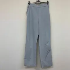 【b397】ロペピクニック 青系 ボトムス スリット入り 美品 36