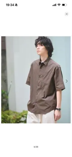 wonder cloth ジャストルーズレギュラーカラーシャツ