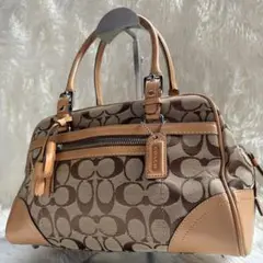 極美品】COACH レガシー ミニボストン バッグ 6232 シグネチャー | Mercari
