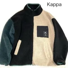 Kappaスタンドカラーシープボアフリースジャケット　メンズレディース　L
