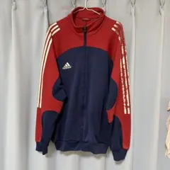 adidas トラックジャケット レッド ネイビーのサムネイル