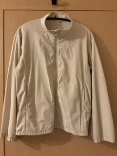 無印良品　ベージュ ジップアップジャケット 130