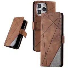 iPhone 14 Pro 手帳型ケース カード収納　ブラウン 手帳型 ブラウン