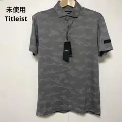 未使用 Titleist タイトリスト グレー ゴルフシャツ Mサイズ