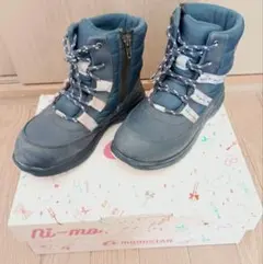 moonstar Ni-mo ネイビー ブーツ 22.0 cmのサムネイル