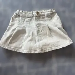 petitmain グレー デニム風 2WAYスカート/ショートパンツ