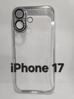 iPhone17 ケース シルバー クリア レンズ保護 マグセーフ