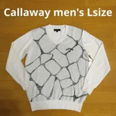 Callaway men'sVネックニット Lsize