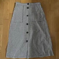 ギンガムチェック タイトスカート Fサイズ