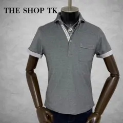 THE SHOP TK ポロシャツ　グレー系　半袖カットソー　タケオキクチのサムネイル