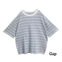 GapギャップTシャツボーダー柄カジュアルデザインシンプル夏爽やか人気古着