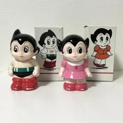 【鉄腕アトム】アトム•ボーイ 貯金箱 陶器 アトム ウラン ◯