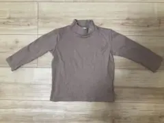 タルティーヌ エ ショコラ　ブラウン　ハイネック　長袖　サイズ90