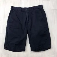 UNIQLO ユニクロ チノ ショートパンツ ハーフパンツ S ネイビー メンズ