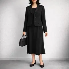 東京ソワール／ココラッシー［S］冠婚葬祭◎セットアップ◎ジャケット×ワンピース