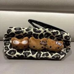 ハローキティ ヒョウ柄ポーチ