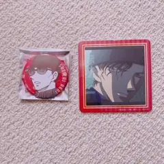 名探偵コナン 赤井秀一 缶バッジ コースター