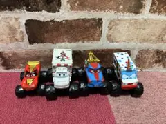 【新品】　カーズ　モンスタートラック　4点セット　カーズミニカーのサムネイル