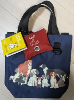 カルディ　いぬの日お散歩トートバッグ　タグ付き未使用