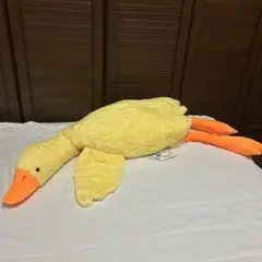 新品　くったりアヒル3 抱き枕　アヒル　ぬいぐるみ　クッション　イエロー　BIG
