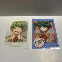 ポストカード 最強ジャンプ・ジャンプGIGA爆豪勝己緑谷出久 ヒロアカ