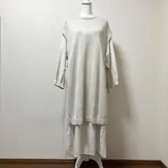 サマンサモスモスブルー　2枚セット　ロングワンピース　大人　ナチュラル　秋　冬