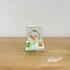 メメル ぬい服 デニムサロペット オレンジステッチ入 これからお作り