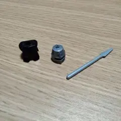 LEGO レゴ 鎧 ヘルメット 槍 パーツ 3点セット　一部レゴ刻印なし