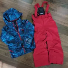 迷彩柄 スキーウェア 子ども用