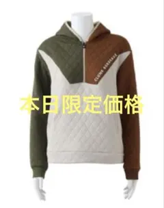 クランク CLUNK ゴルフウェア レディース キルトJQハーフジップパーカ