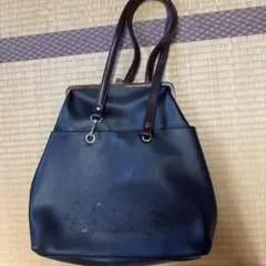 ムーミン がま口 合成皮革 トート 大きめのサムネイル