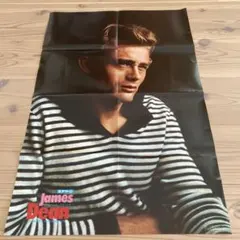 昭和レトロ ジェームズ・ディーン 大判バスタオル 86×160ヴィンテージ ☆90s☆james dean☆ジェイムスディーン☆大判☆バスタオル☆映画