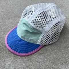 パタゴニア ダックビルキャップ マルチカラー ピンク ブルー 廃盤カラー