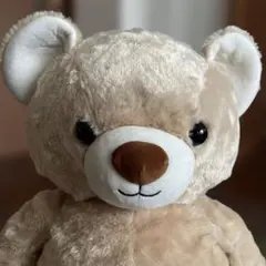 ベージュのクマ型ぬいぐるみ 約70cm