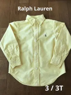 Ralph Lauren 綺麗色の綿シャツ3T 100-110cm