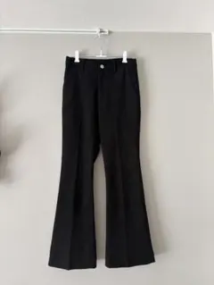 JEANASIS ブラック フレアパンツ Sサイズ