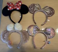 ディズニー　カチューシャ　4点セット