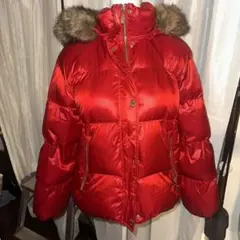 MICHEAL KORS ファーダウン 赤