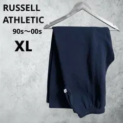 RUSSELL ATHLETIC 90s スウェットパンツ ネイビー ワイドXLのサムネイル