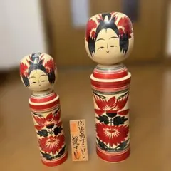 こけし 専用 ダブルネーム 津軽系 梅木修一 - メルカリ