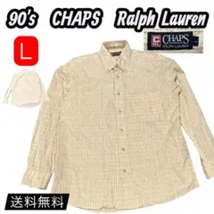 90's ヴィンテージCHAPS Ralph Lauren Lサイズ シャツ
