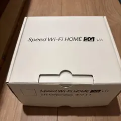 ホームルーター　Speed Wi-Fi HOME 5G L11 ホワイト