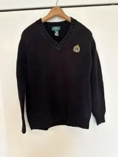 【レア古着】ラルフローレン　エンブレムニット
